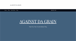 Desktop Screenshot of againstdagrain.com